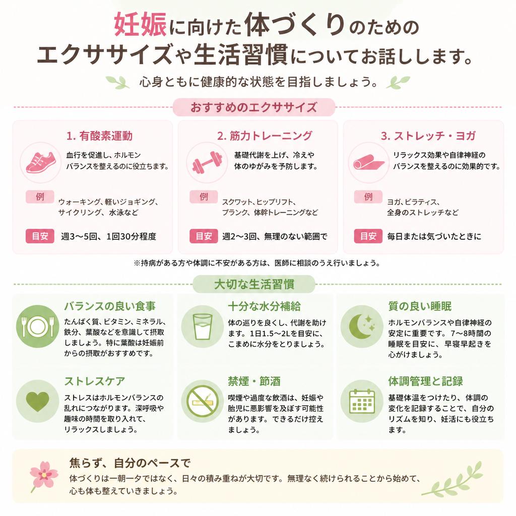 体づくりのポイント