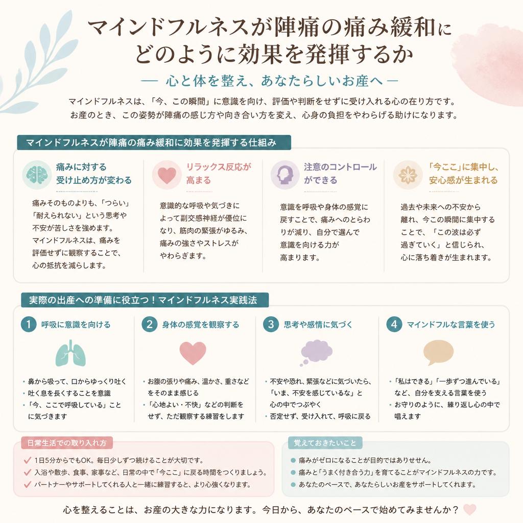 マインドフルネスと出産の関係